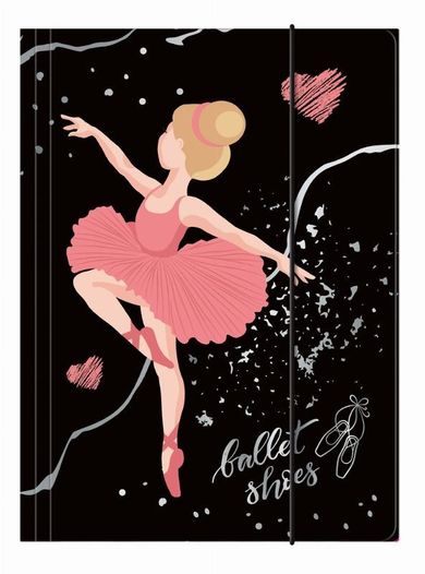 Teczka z gumką, A4, Ballet Shoes, 1 szt.