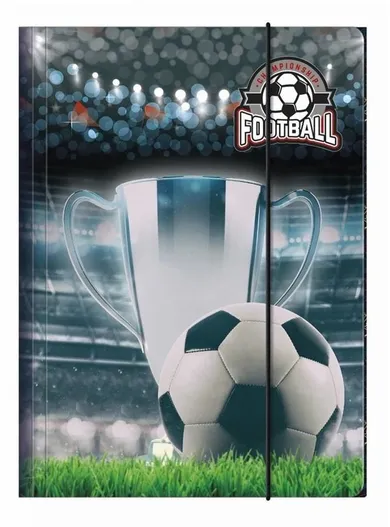 Teczka z gumką, A4, Football, 1 szt.
