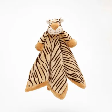 Teddykompaniet, Diinglisar Wild, Tygrys, maskotka-kocyk, pomarańczowy, 35-35 cm