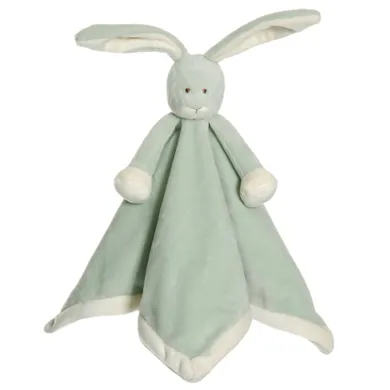 Teddykompaniet, Diinglisar, zając, maskotka-kocyk, miętowy, 35-35 cm