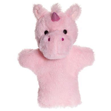 Teddykompaniet, jednorożec, pluszowa pacynka, różowy, 28 cm