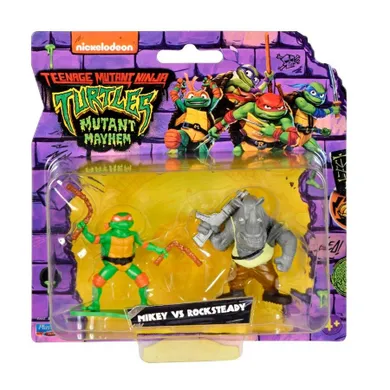 Teenage Mutant Ninja Turtles, Mike & Rock, figurki, 2 szt.