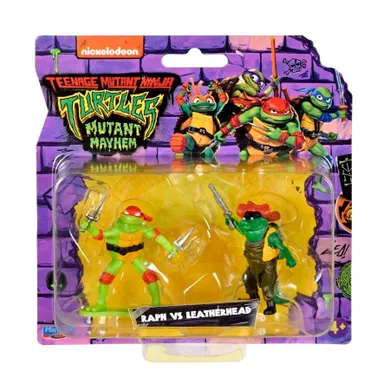 Teenage Mutant Ninja Turtles, Raph & Leather, figurki, 2 szt.