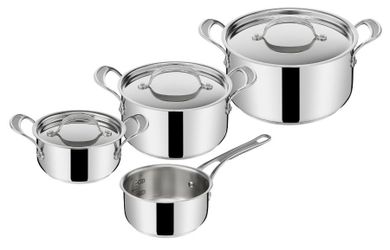 Tefal, Jamie Oliver, zestaw garnków, E307s734, 7 elementów