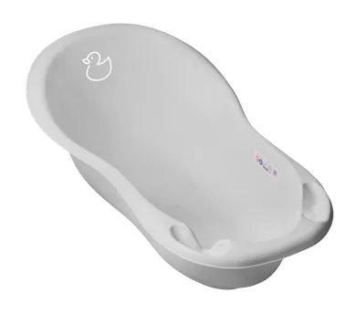 Tega Baby, Kaczka, wanna dziecięca, 102 cm, jasnoszara