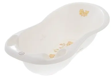 Tega Baby, Miś, wanna dziecięca, 102 cm, biała perła