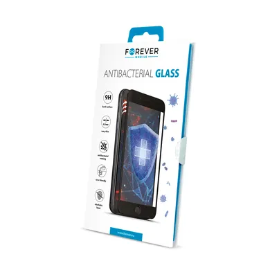 Telforceone, Forever, antybakteryjne szkło hartowane Tempered Glass Forever do iPhone 7 / iPhone 8 / iPhone SE 2020, czarna ramka