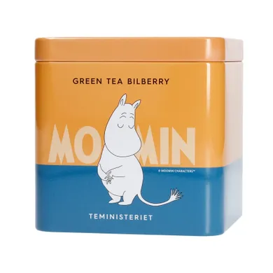 Teministeriet, Moomin Green Tea Bilberry, herbata sypana, 100g