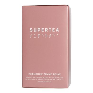 Teministeriet, Supertea Chamomile Thyme Relax, herbata, 20 torebek