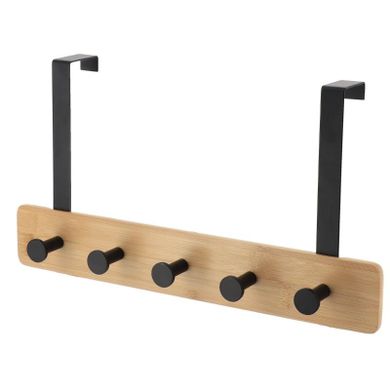 Tendance, metalowy wieszak na drzwi, 5 haczyków, 20-37-9 cm