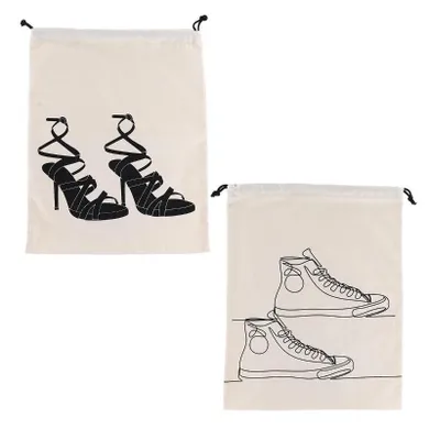 Tendance, organizer podróżny na obuwie, 42-32 cm, ze ściągaczem