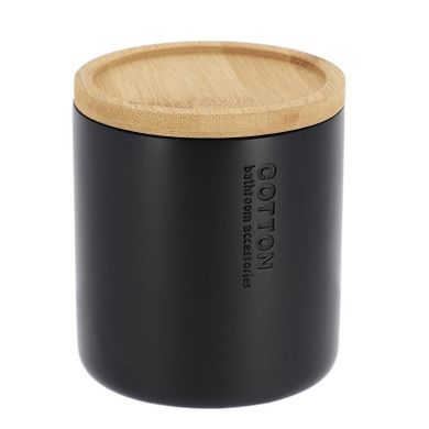 Tendance, pojemnik na waciki, Sava, bambusowa pokrywa, ø 9.5 cm