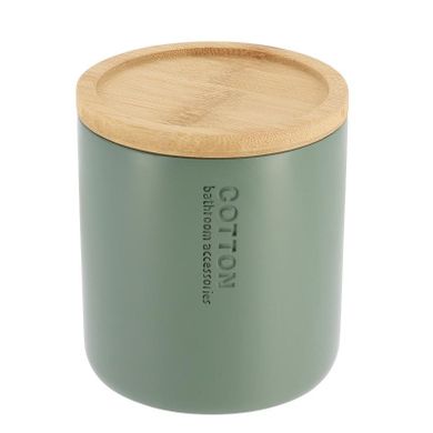 Tendance, pojemnik na waciki, Sava, bambusowa pokrywa, ø 9.5 cm