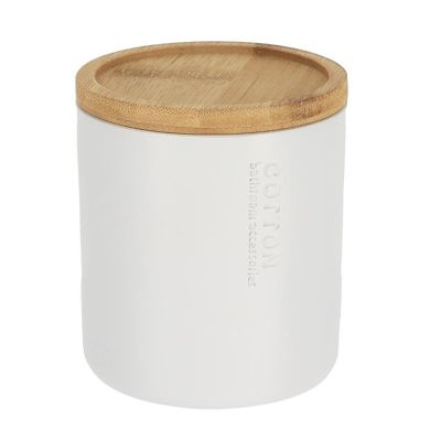 Tendance, pojemnik na waciki, Sava, bambusowa pokrywa, ø 9.5 cm