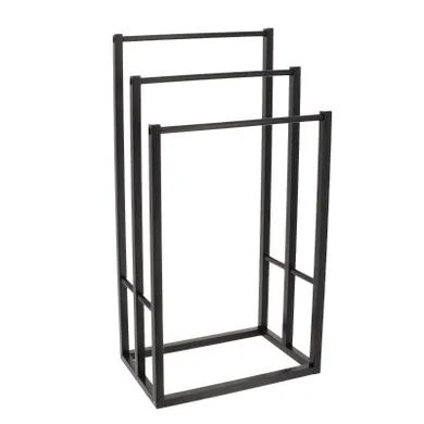 Tendance, stojak na ręczniki trójramienny tena, bambusowy, 42-24-82 cm