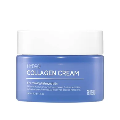 Tenzero, Hydro Collagen Cream, krem do twarzy, intensywnie nawilżający, 50g