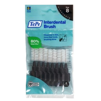 TePe, Original, szczoteczki międzyzębowe, 1.5 mm, czarne, 8 szt.