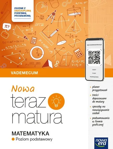 Teraz matura 2024/2025. Matematyka. Vademecum. Poziom podstawowy