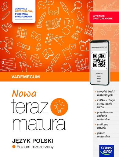Teraz matura 2025/2026. Język polski. Vademecum. Zakres rozszerzony