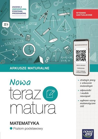 Teraz matura 2025/2026. Matematyka. Arkusze maturalne. Zakres podstawowy