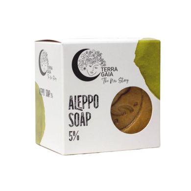 Terra Gaia, mydło Aleppo 5%, 190 g