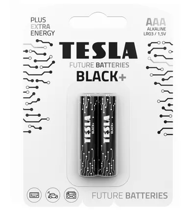 Tesla, Black+, bateria alkaliczna, LR03 B2 1.5V, 2 szt.