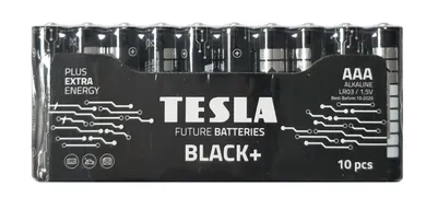 Tesla, Black+, bateria alkaliczna, LR03 F10 1.5V, 10 szt.