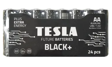 Tesla, Black+, bateria alkaliczna, LR06 1.5V, 24 szt.