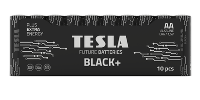 Tesla, Black+, bateria alkaliczna, LR6 F10 1.5V, 10 szt.