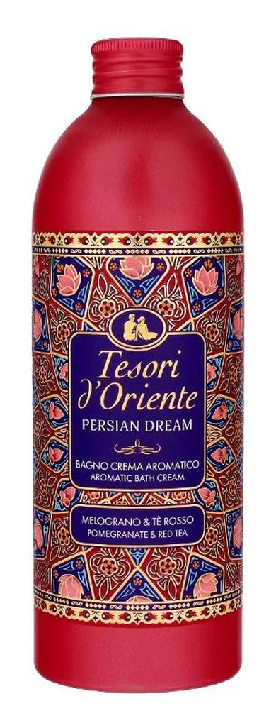 Tesori d'Oriente, Persian Dream, kremowy płyn do kąpieli, granat i czerwona herbata, 500 ml