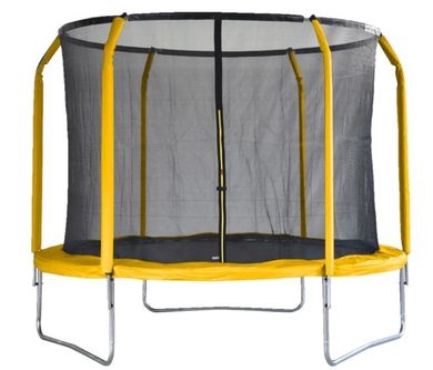 Tesoro, trampolina ogrodowa, 10ft, ciemny żółty