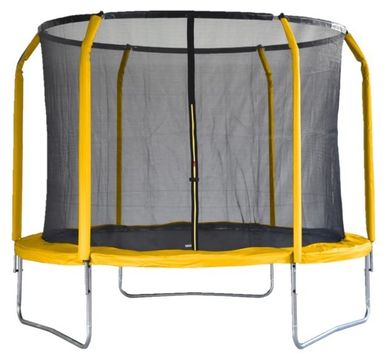 Tesoro, trampolina ogrodowa, 8ft, ciemny żółty