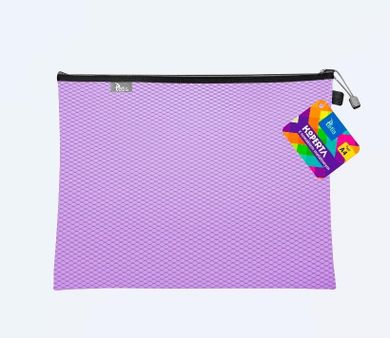 Tetis, koperta z suwakiem metalalowym, A4, fioletowa, 1 szt.