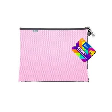 Tetis, koperta z suwakiem metalalowym, A5, różowa, 1 szt.