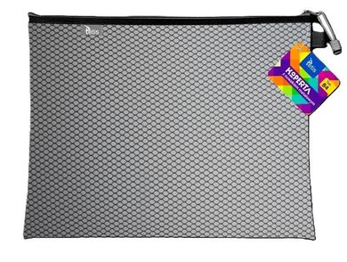 Tetis, koperta z suwakiem metalalowym, B4, czarna, 1 szt.