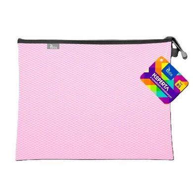 Tetis, koperta z suwakiem metalalowym, B5, różowa, 1 szt.