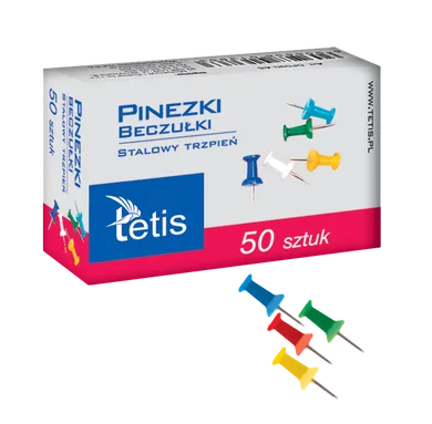 Tetis, pinezki, beczułki, 10-50 szt.