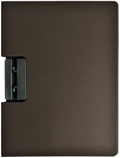 Tetis, podkładka zamykana z klipem, A4, ciemnoszara, 1 szt.