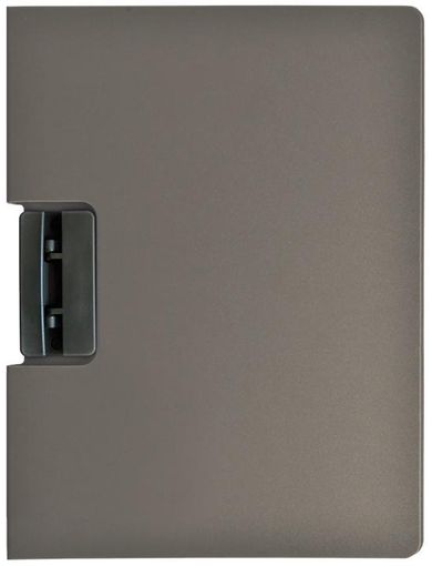 Tetis, podkładka zamykana z klipem, A4, szara, 1 szt.