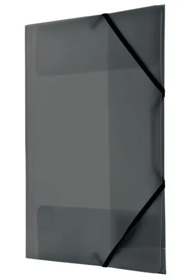 Tetis, teczka A4, gumka narożna, czarna, 1 szt.