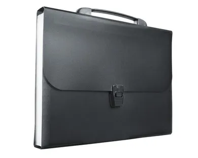 Tetis, teczka harmonijkowa z rączką, A4, 13 przegród, czar, 1 szt.