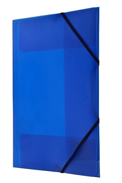 Tetis, teczka z gumką narożną, A4, niebieska, 1 szt.