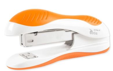 Tetis, zszywacz, pomarańczowy, 25 kartek