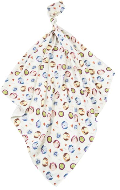 Texpol, Sowy, pieluszka bambusowa, 120-120 cm, 170g