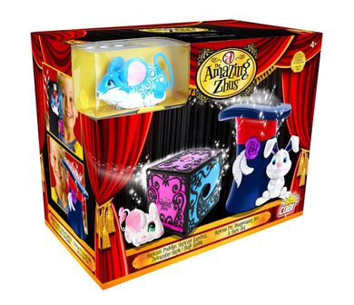 Cobi, The Amazing Zhus, Magiczne pudełko i magiczny kapelusz, niebieska myszka, zestaw