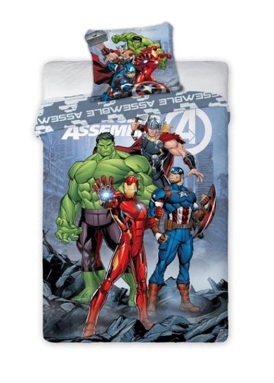The Avengers, 2-częściowy komplet pościeli, 140-200 cm