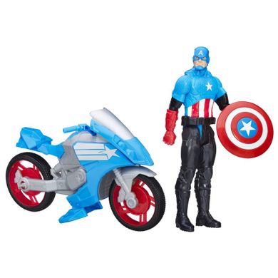 The Avengers, Kapitan Ameryka na motorze, figurka z akcesoriami