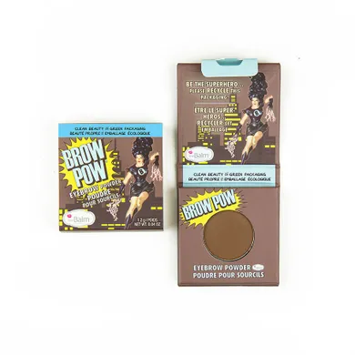 The Balm, Brow Pow Eyebrow Powder, puder do brwi, light brown, 1.2g