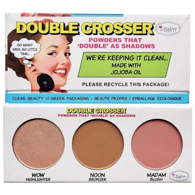 The Balm, Double Crosser Contour Palette, paleta do konturowania twarzy, 8.5g