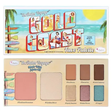 The Balm, Gold Coast Face Palette, wielofunkcyjna paleta do makijażu, 10g